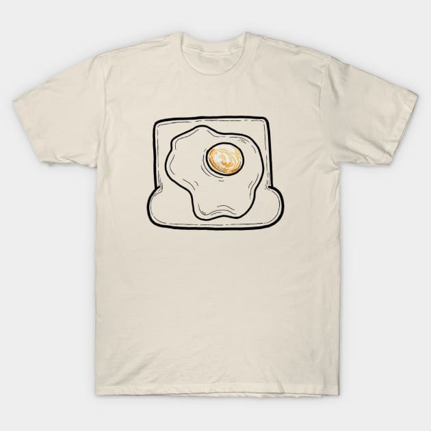 feelin toasty ( with egg ) T-Shirt by miathemiscellaneous